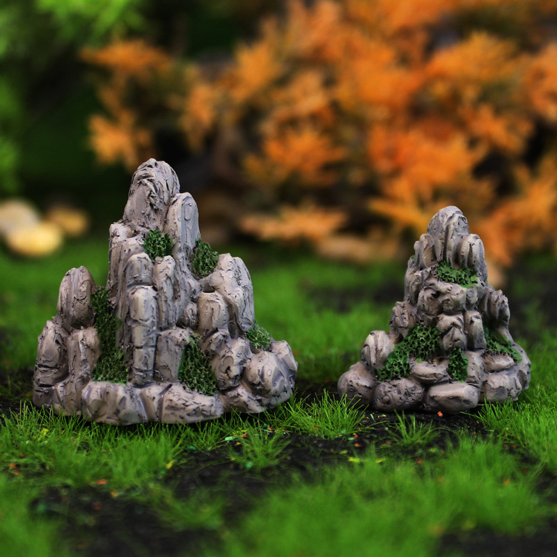 Marine Aquarium Hobby - Miniatur Gunung Mini batu palsu, ornamen