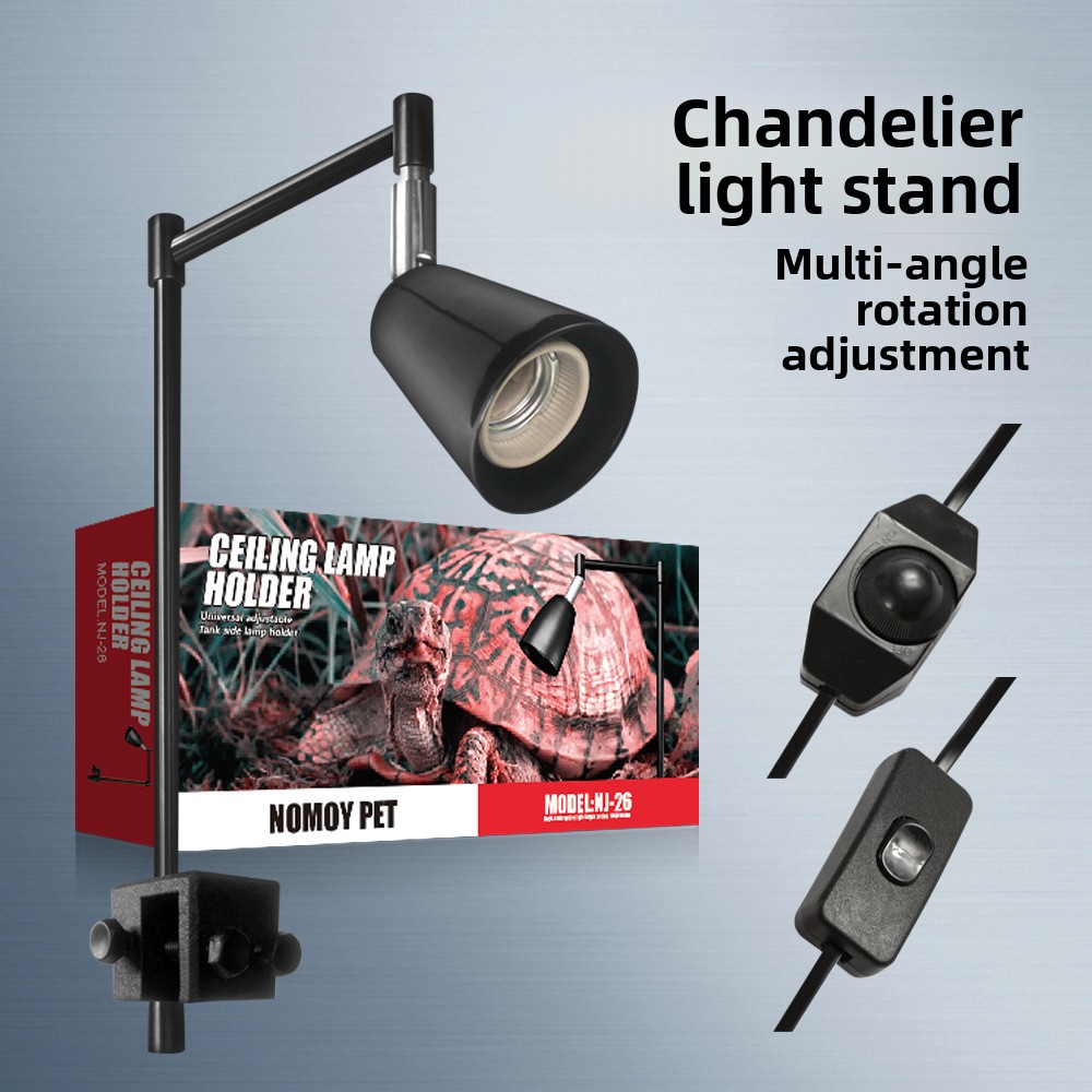 Aquarium Marine Lights - Dudukan Lampu Reptil NOMOY dengan Penjepit