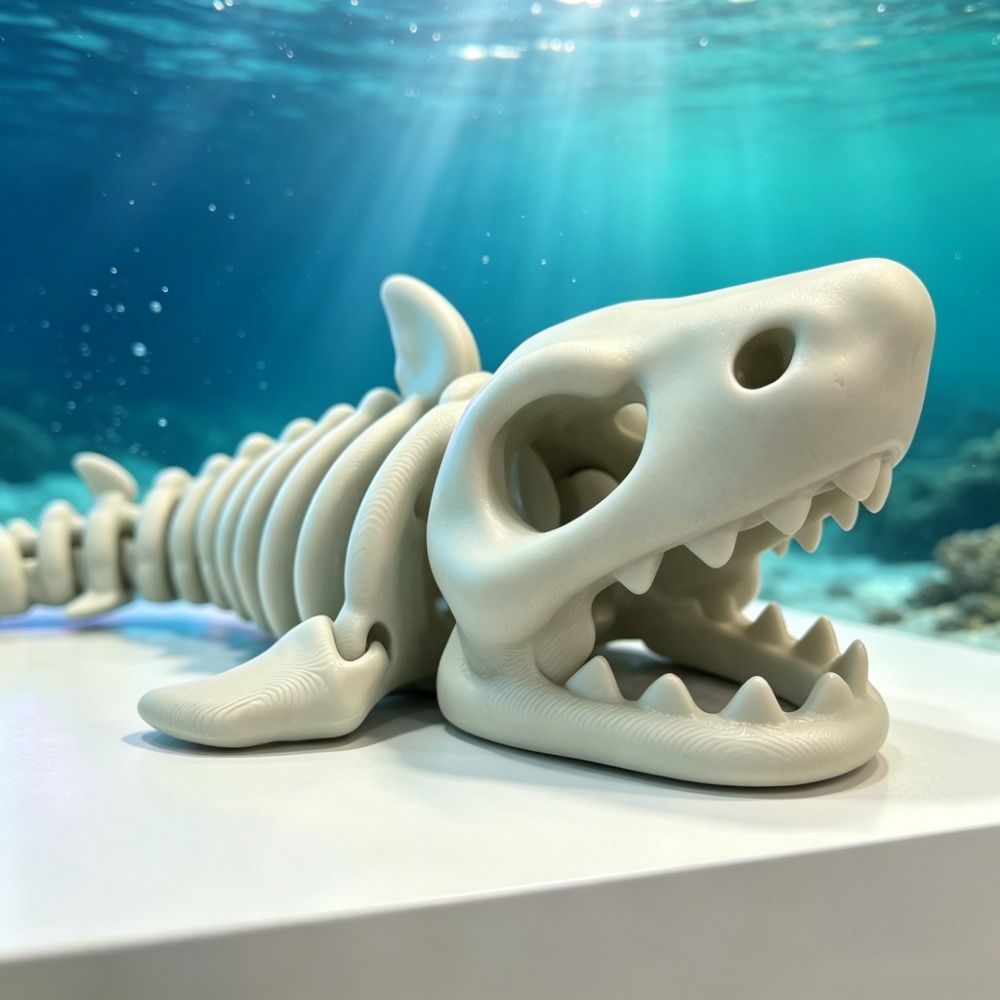 Dekorasi Akuarium Kerangka Hiu - Marine Aquarium Hobby ulasan dan harga