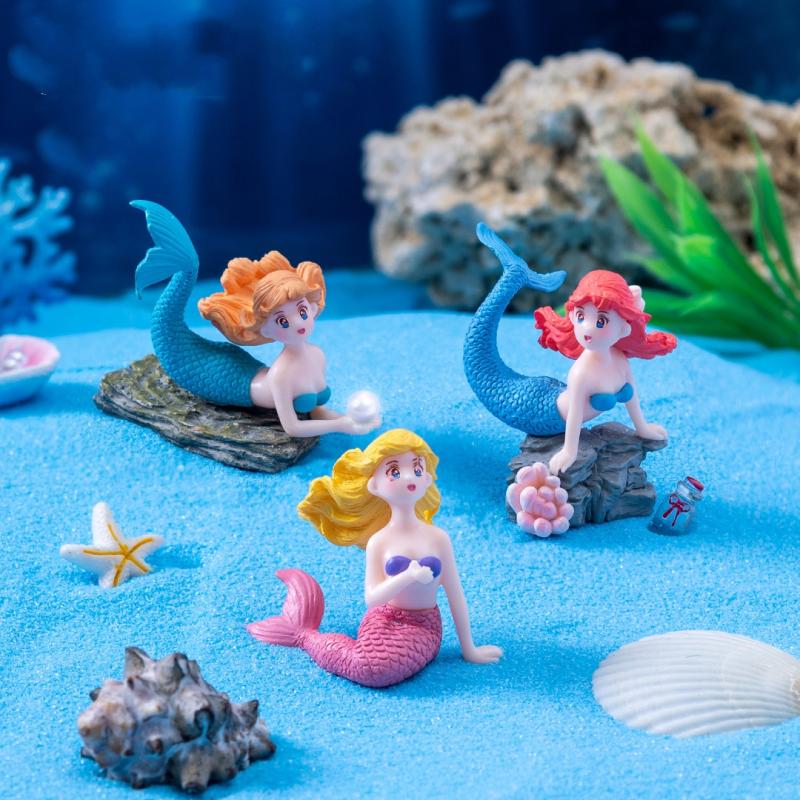 4 Buah Patung Miniatur Hiasan  - Marine Aquarium Hobby ulasan dan harga