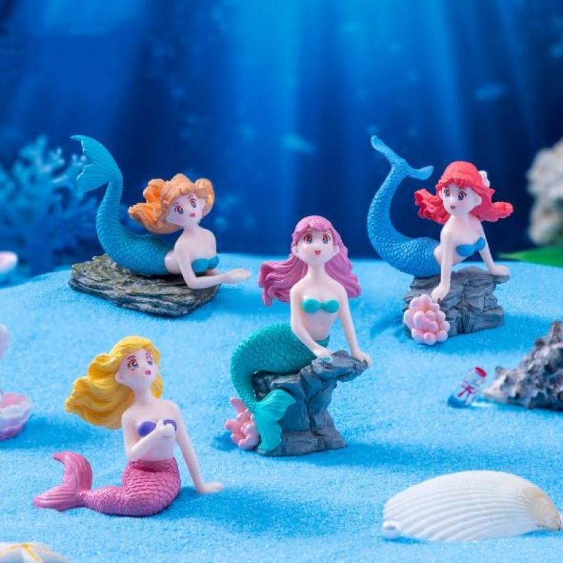 4 Buah Patung Miniatur Hiasan  - Marine Aquarium Hobby ulasan dan harga
