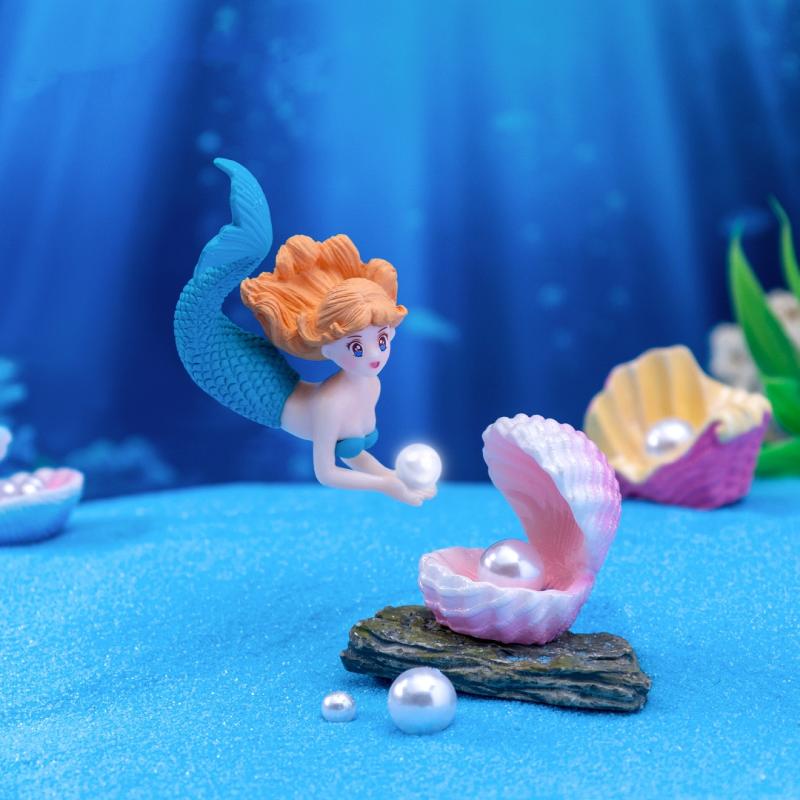 4 Buah Patung Miniatur Hiasan  - Marine Aquarium Hobby ulasan dan harga