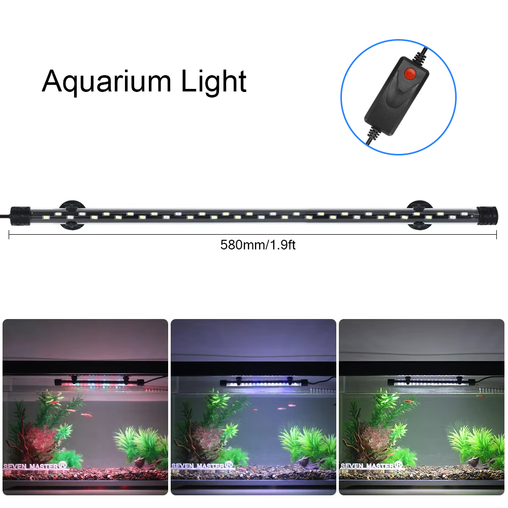 Lampu LED dekorasi akuarium, 5 - Aquarium Marine Lights ulasan dan harga
